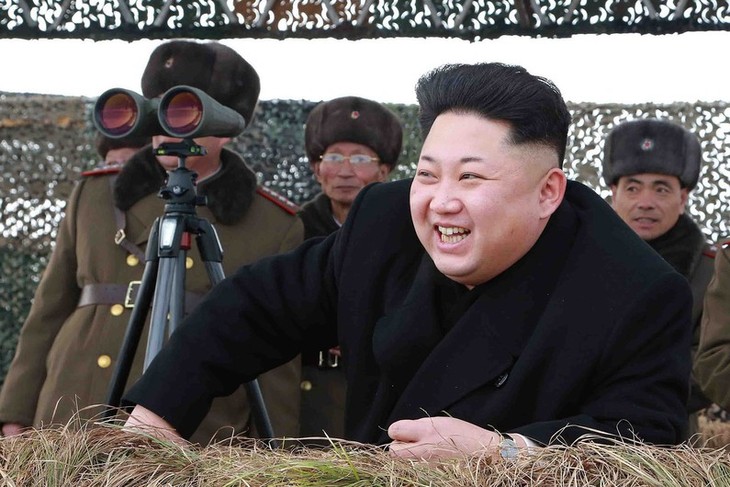 Kim Jong-un supervise un exercice militaire - ảnh 1